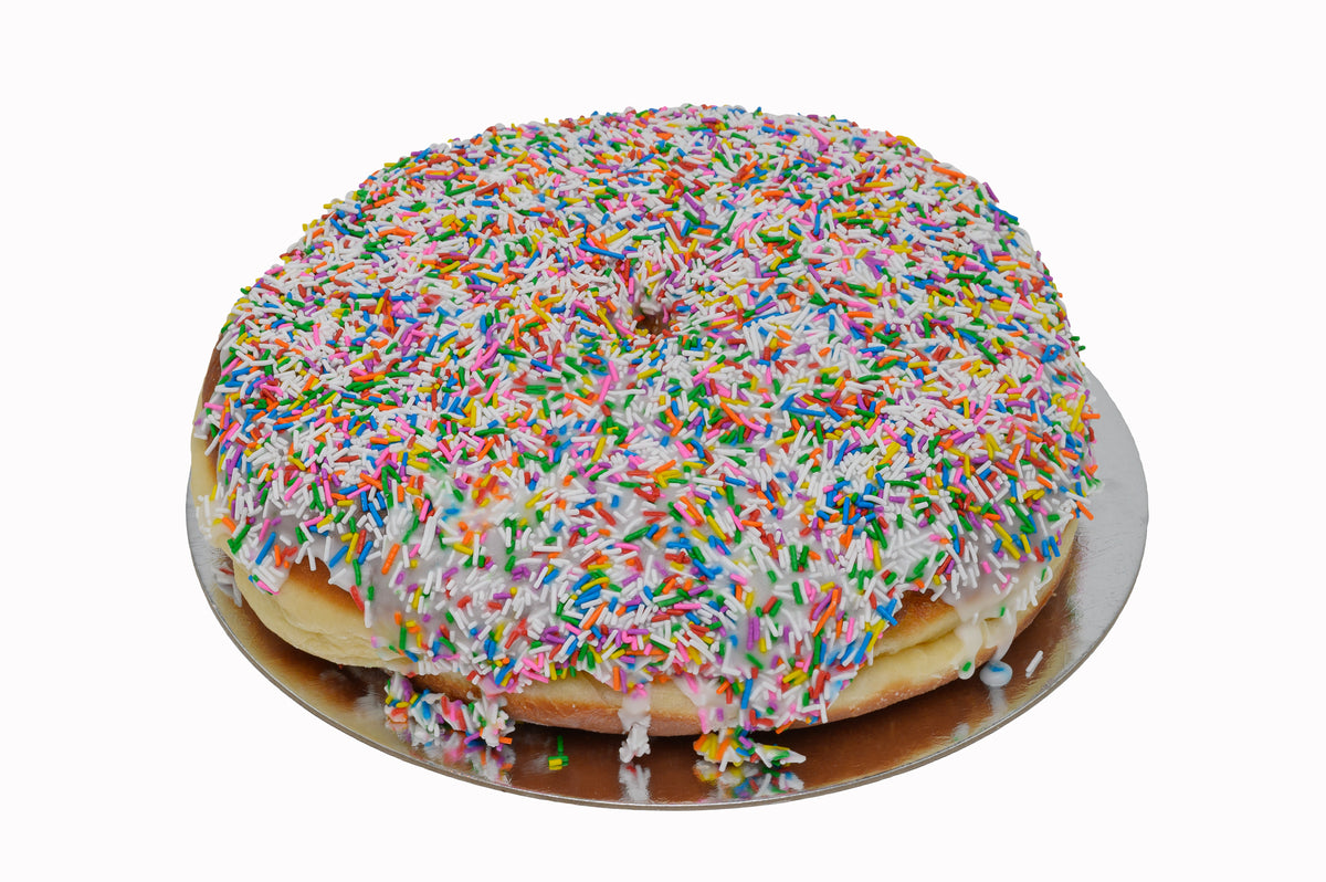 Vanilla Sprinkle Donut Cake The Rolling Pin Bakery Toronto