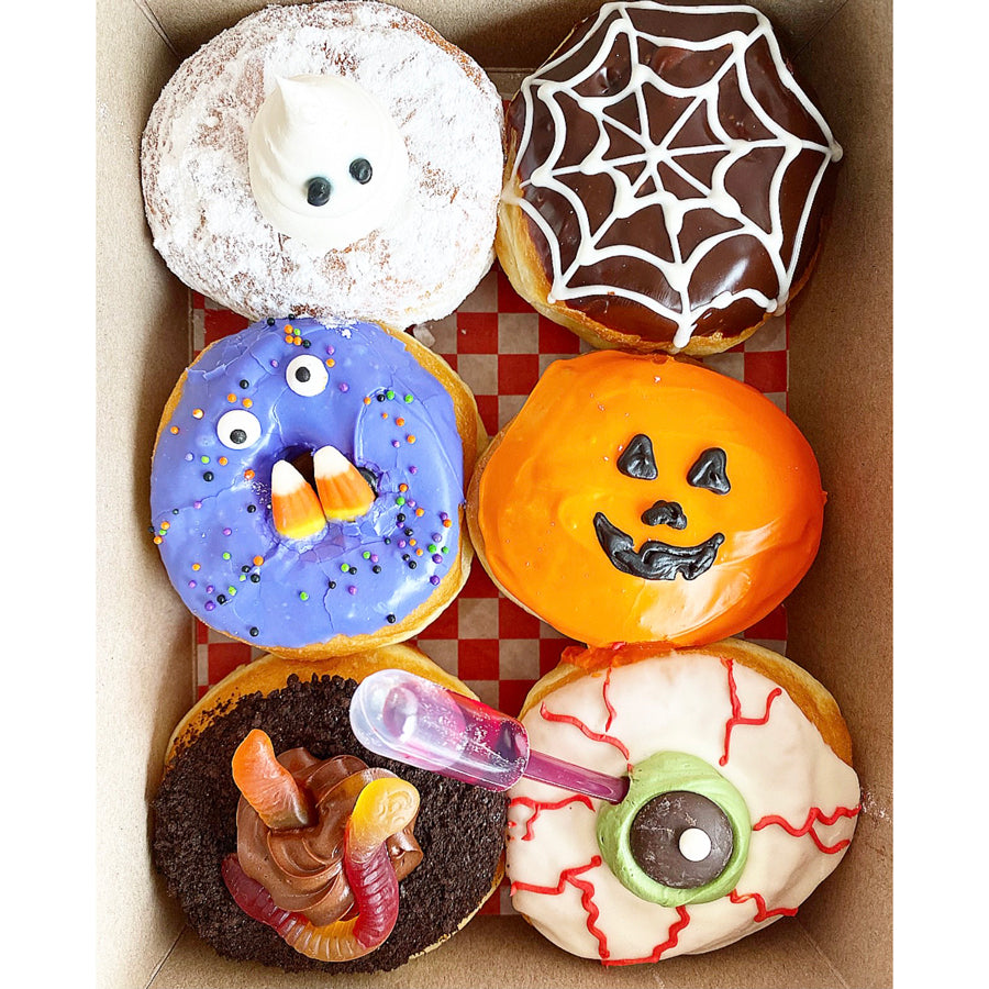 6 pack Halloween donuts The Rolling Pin Bakery Toronto