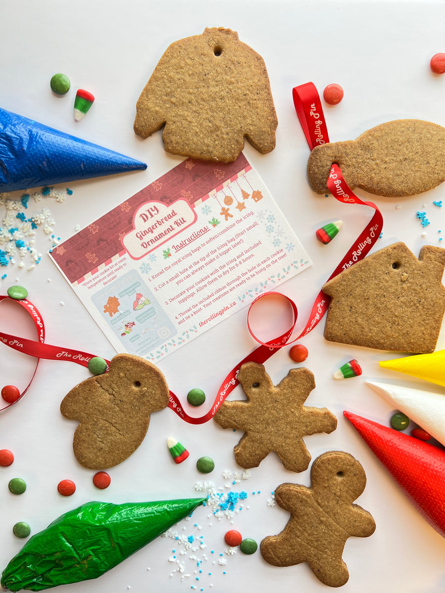DIY Gingerbread Ornaments Decorating Kit The Rolling Pin Bakery