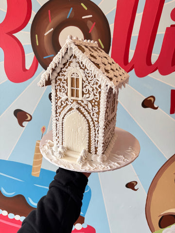 Vintage Pipped Gingerbread House