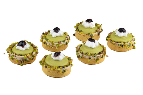 Cherry Pistachio Mini Tarts 6pcs