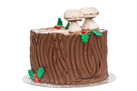 Yule Stump 6” Cake