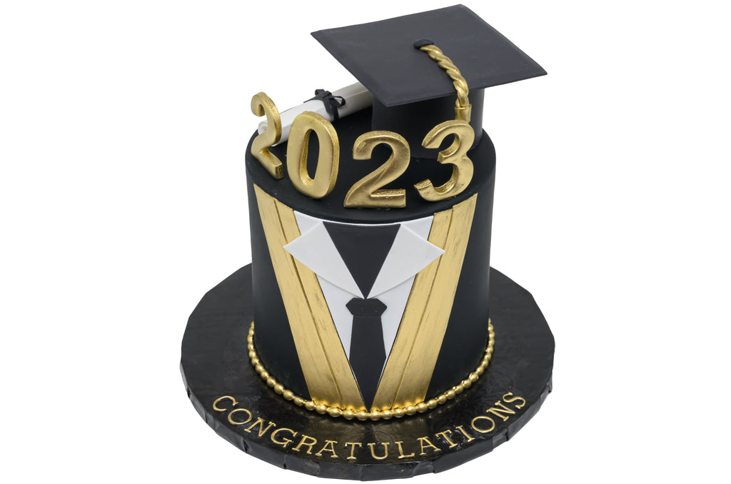 Half Sheet with 8 Inch Round Single Layer Cake - Graduation Diploma –  Tiffany's Bakery