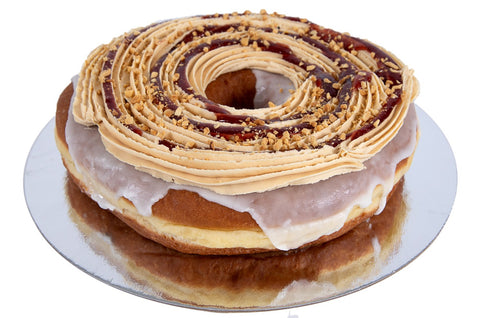 Glazed Jelly Donut Bundt Cake Recipe - Inside BruCrew Life